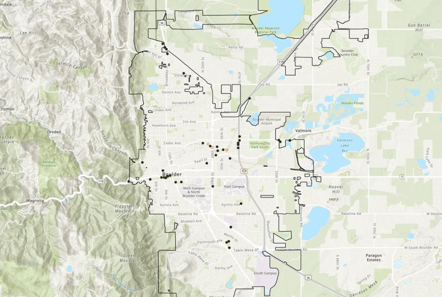 Unsanctioned camping map