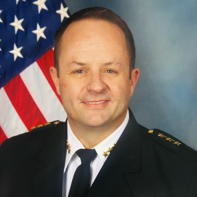 Headshot of Interim Boulder Police Chief, Chief Redfearn