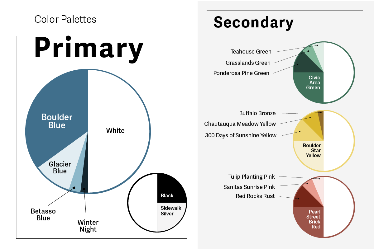 Official City of Boulder Color Palettes