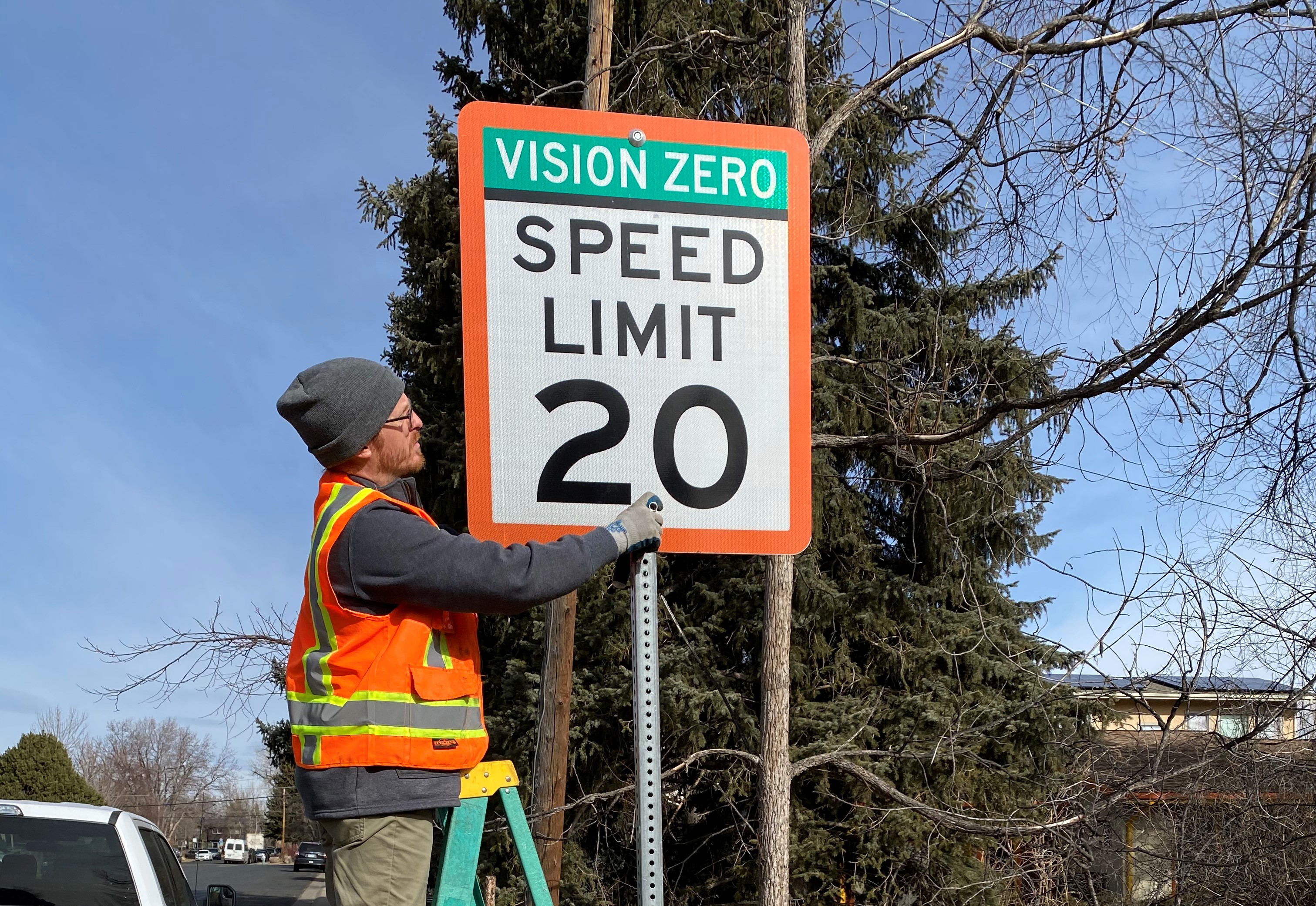 vision zero sign